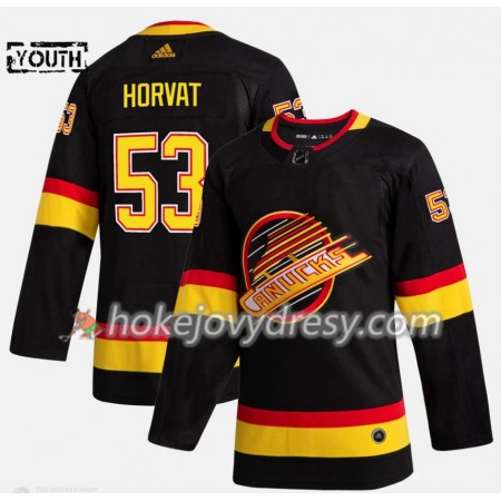 Dětské Hokejový Dres Vancouver Canucks Bo Horvat 53 Flying Skate Adidas 2019-2020 Černá Authentic